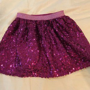 Crazy 8 Purple Sequin Skirt - Size 5/6